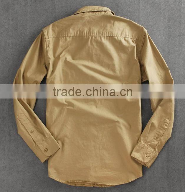 Men's poplin casual shirt