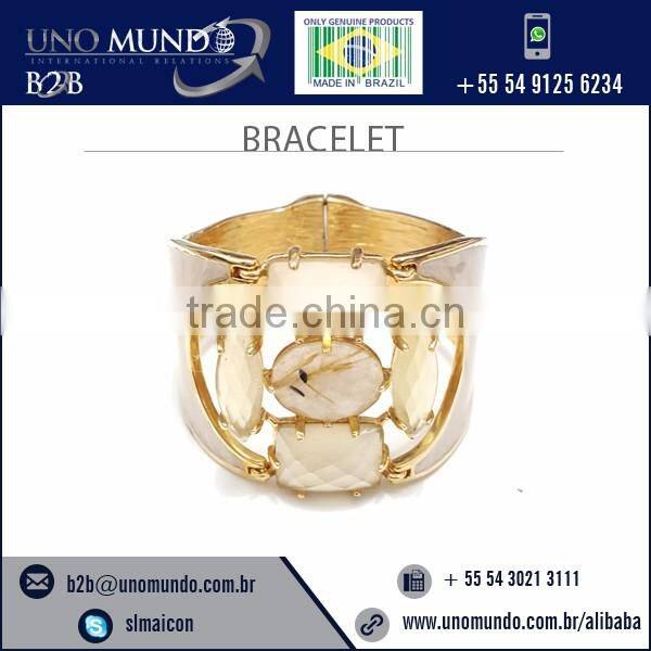 Reputed Supplier Selling Intricately Designed Gold Plated Bracelet