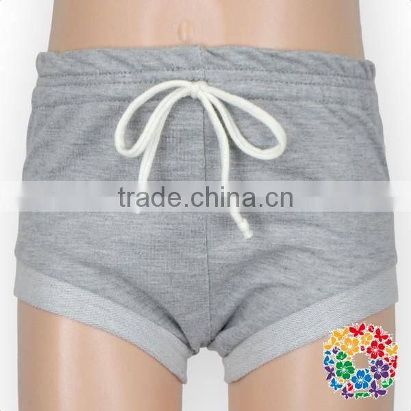 Cheap Gray Color Toddlers Bloomers Infant Plain Panties Bloomers Baby Cotton Bloomers Wholesale