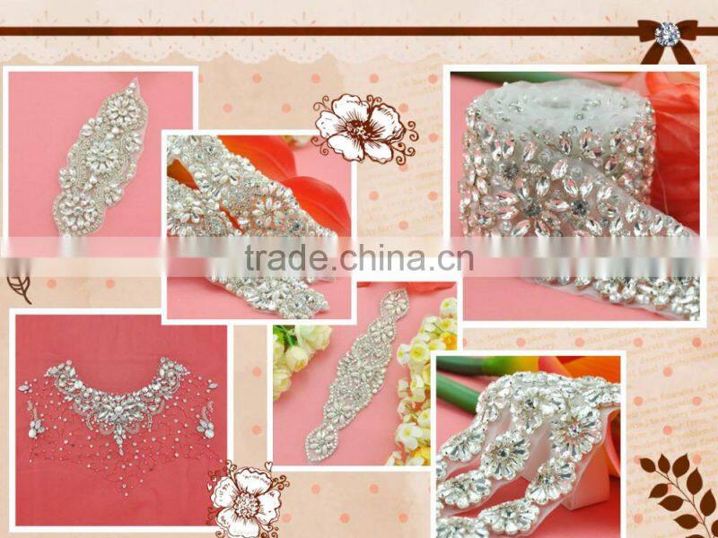 wholesale rhinestone applique wedding