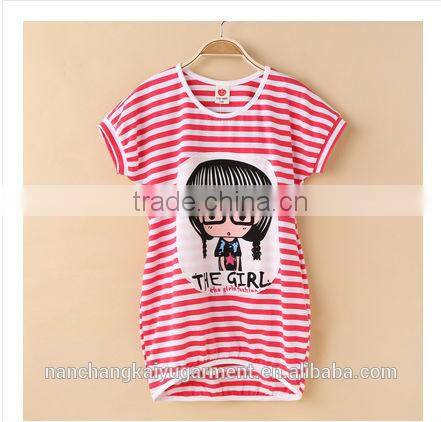 girl kids fashion printed T shirt