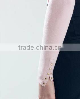 woolen sweater designs for ladies,choker high collar sweater or women with cotton , colorful knitted sweater