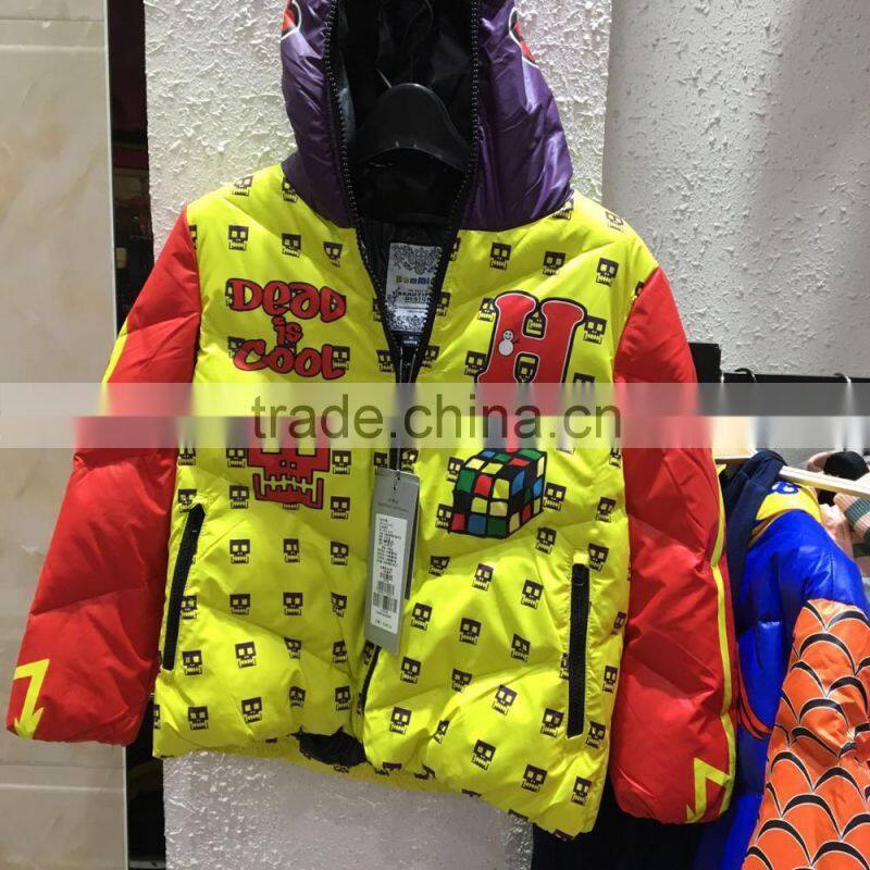 GZY down jacket boys mixed model export South African hpt selling winter warm and comfortable 2017 warehouse export china stoc