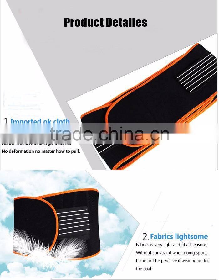 New fashion heating pads removable tourmaline lumbar back brace