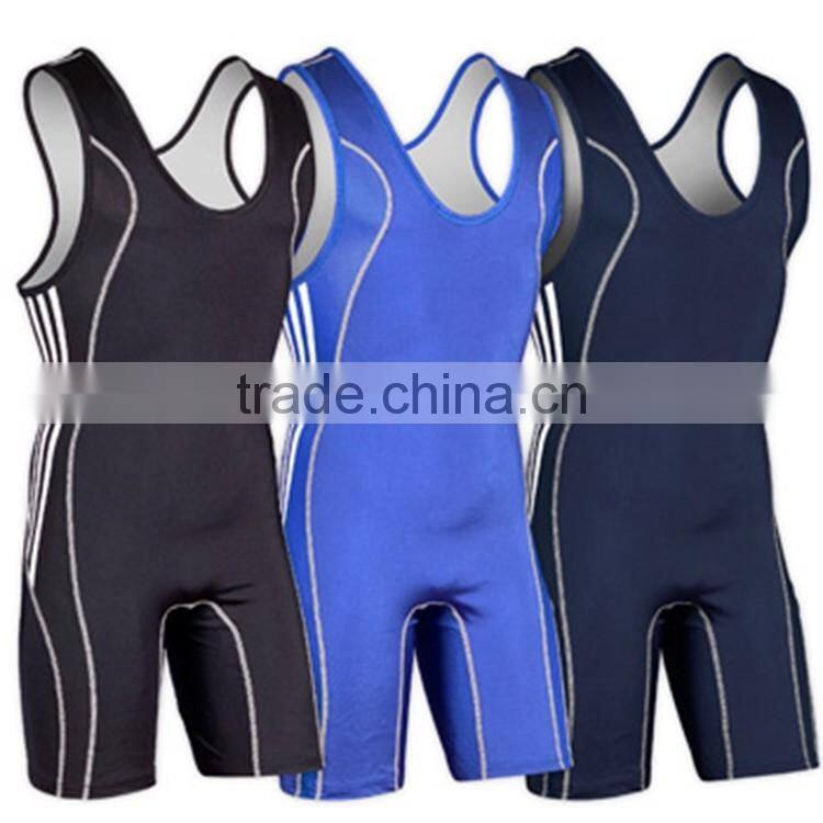 2017 China cheap custom wrestling singlets