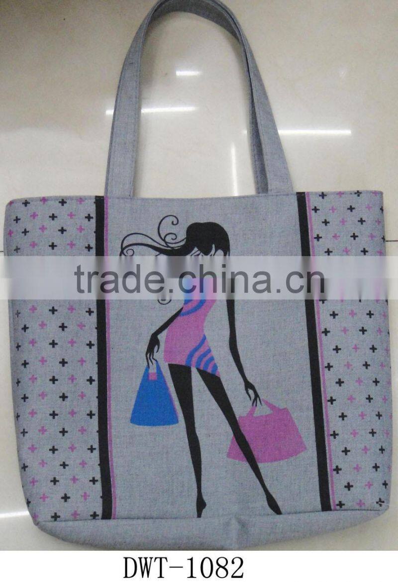 Fashion Lady cotton cheap canvas popular bag