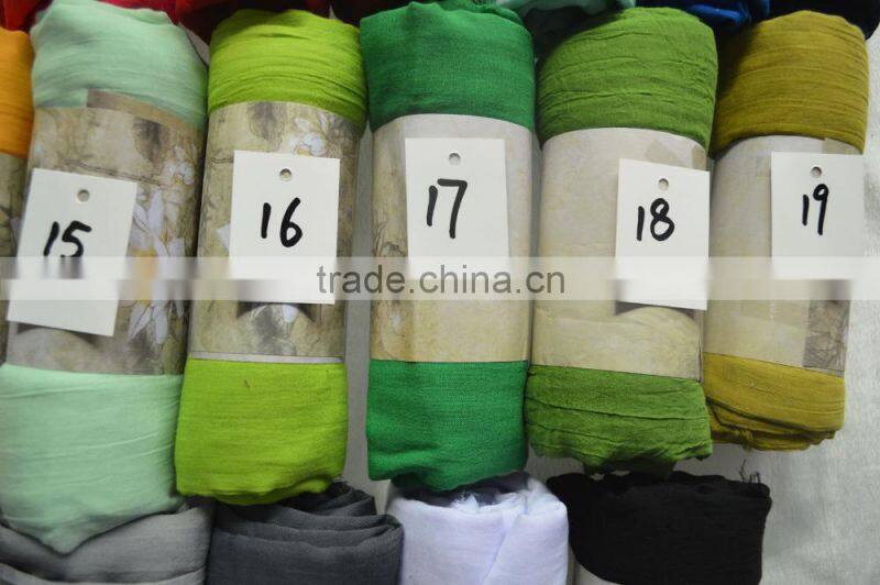 2016 hot popular plain Modal fiber voile lady soft fluffy rayon viscose scarf shawl 26colors stock