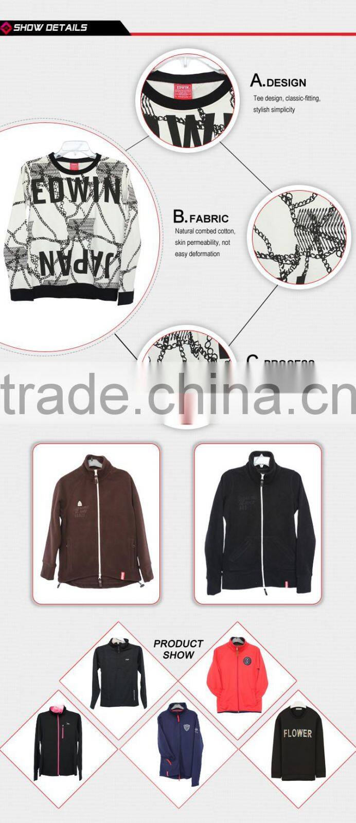 Popular men female sets of Suit cheap fabrics used for sportswear