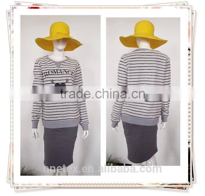 Ladies' terry reversed sweatshirt