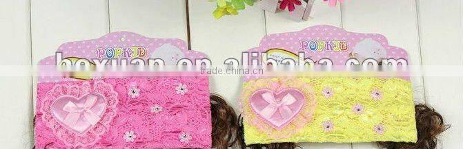 Lovely new style wholesal nylon bow baby head band