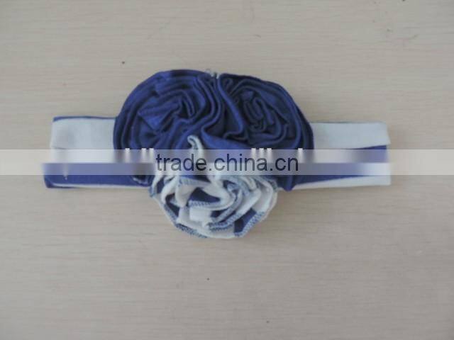 boutique stretch hairbands for baby girls cheap remake elastic sport stripe headbands for children flower hairwear