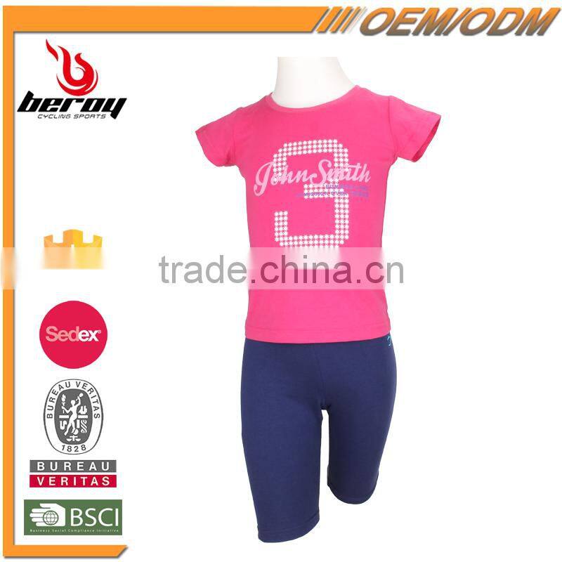 Wholesale T Shirt and Shorts Summer Clothes for Children 2017