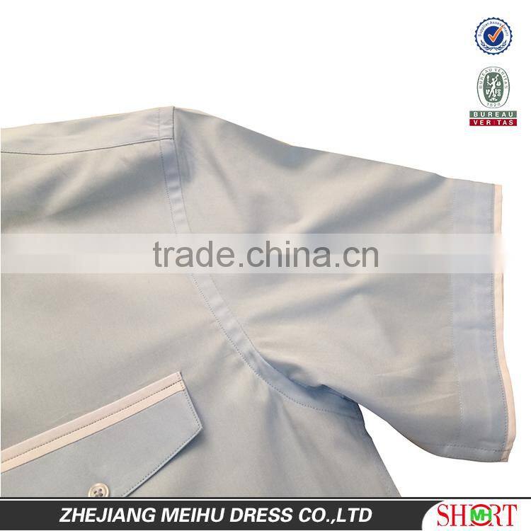 2016 Custom Men high quality short sleeve dress shirt