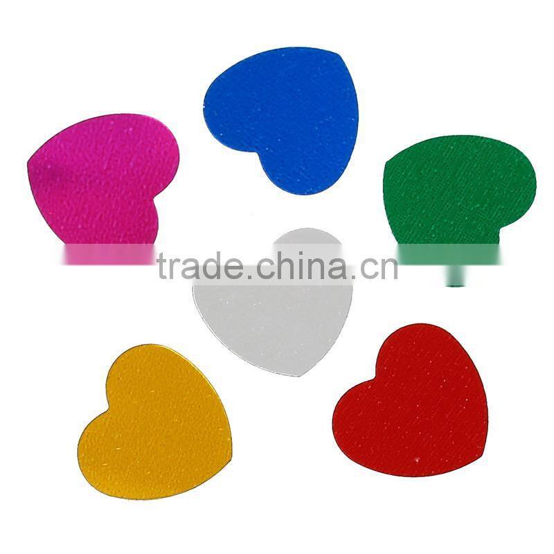 PVC Confetti Party Decoration Heart At Random