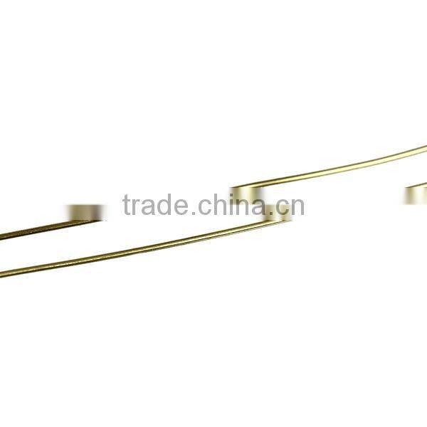 String Materials Round Gold Plated 0.4mm Copper Beading Wire Thread Cord