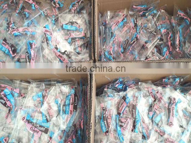 custom print stretch fabric satin elastic wholesale hair tie bracelet