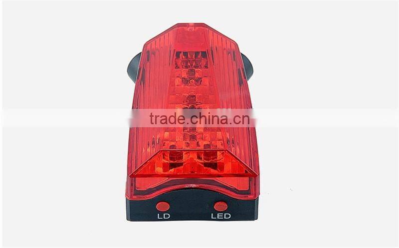 Laser Beams Bike Bicycle Laser Tail Light Rechargeable 5 LED Cycling Rear Light Waterproof Bike Taillight Tail Lamp