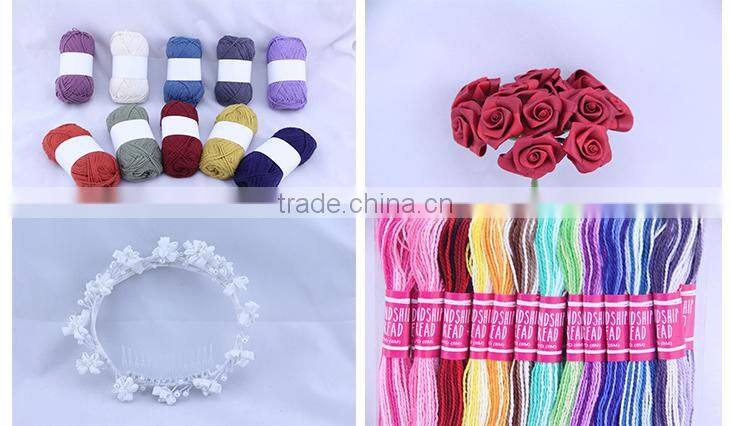 Customized crochet thread cotton for wholesale