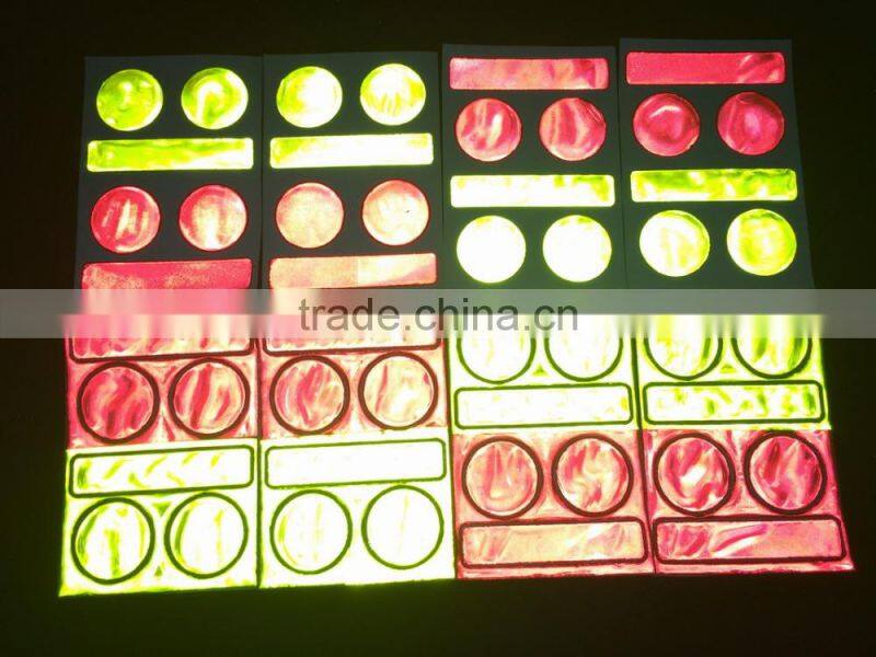 Custom cute luminous 3m reflective vinyl stickers for kids