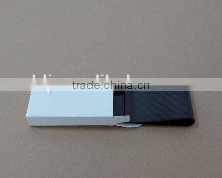 Real Carbon Fiber Money Clip Business Credit Card Holder Wallet Gloss Carbon Money Clip