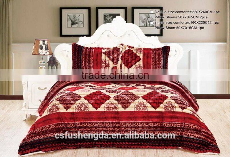 copy patchwork printing shining pv plush fabric for home textile