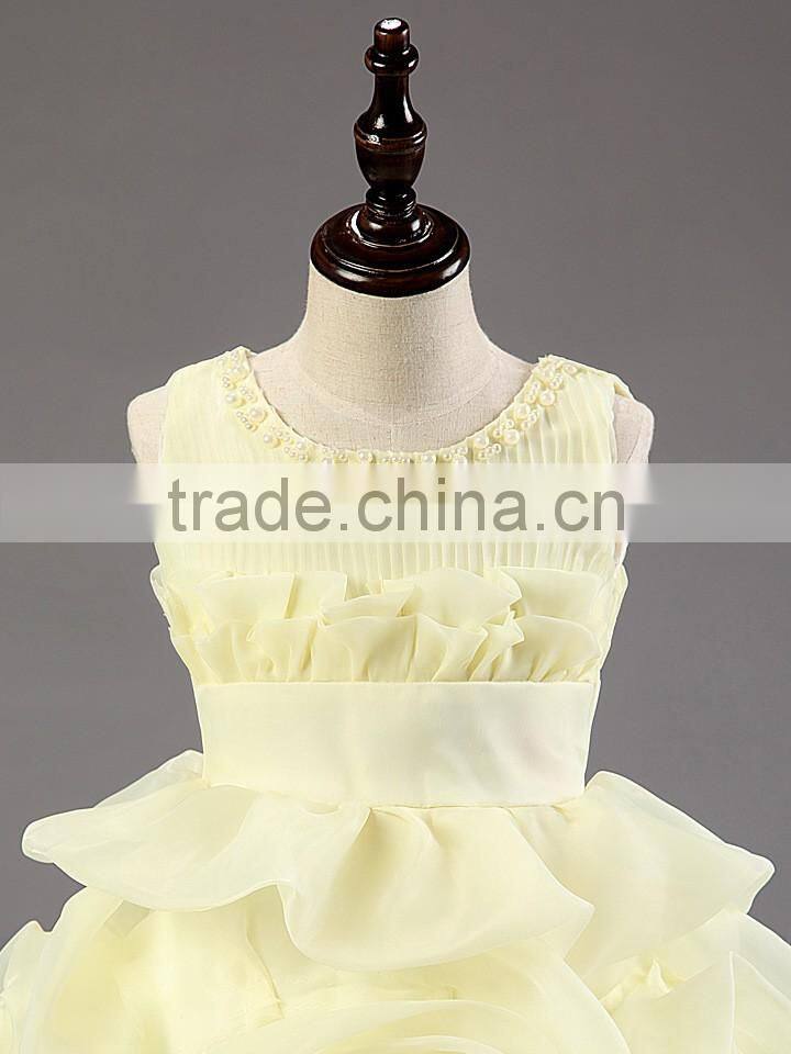 Wholesale softtextile baby girl wedding dress
