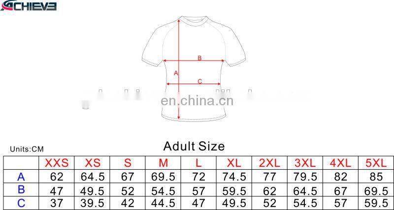 Dry sublimation rugby jersey made in China