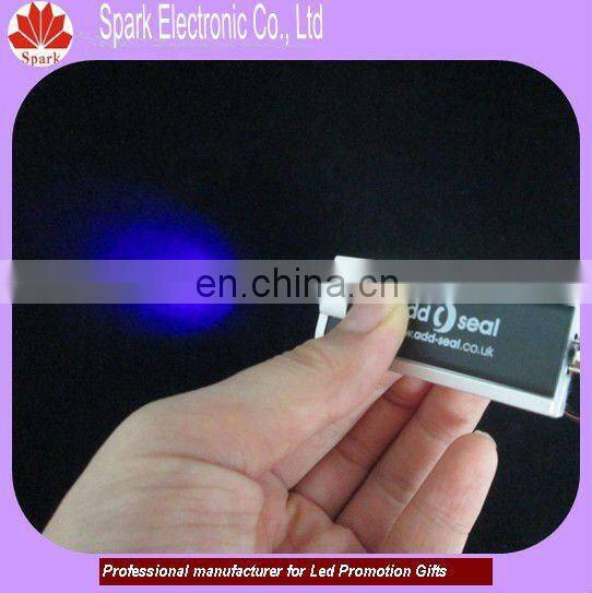 UV keyring light mini torch keychain promotional products