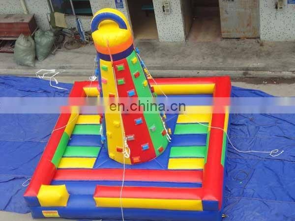 colorful inflatable climbing wall, portable climb wall ,inflatable rock climbing wall