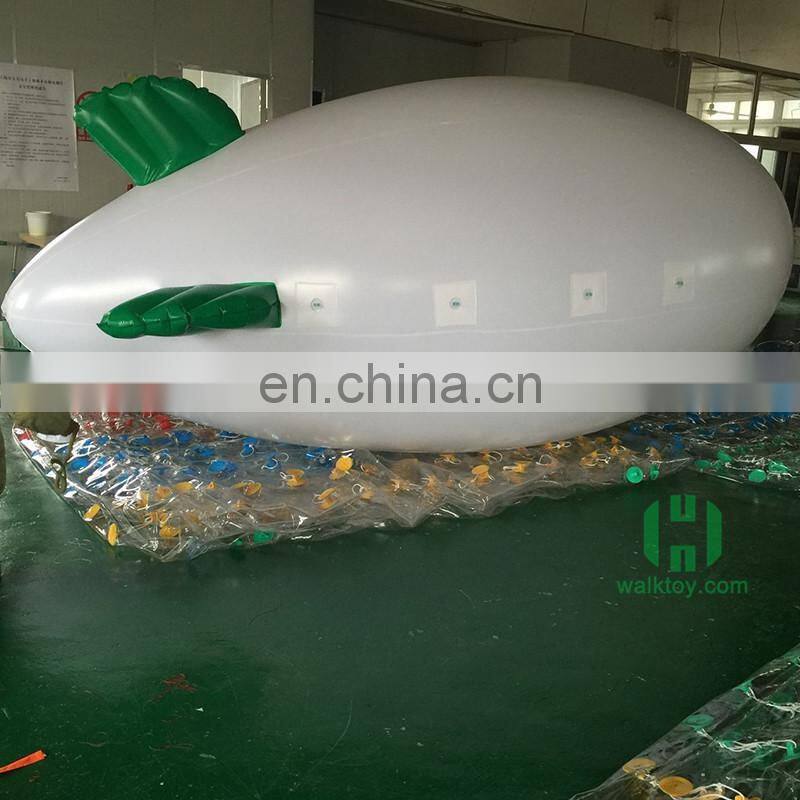 White Airship Shaped Cheap Inflatable Helium Balloon Advertising Airplane Balloon