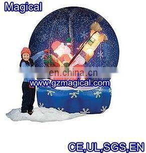 Resin Inflatable Christmas Snow transparent globe