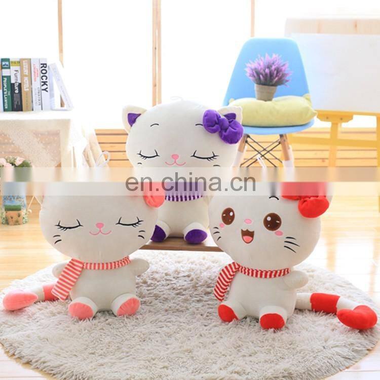 High quality customized design cute lifelike cat plush toy