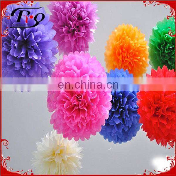 paper pom poms wedding decoration