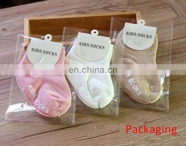 In stock Newborn Babies Pure Color Cotton Socks Baby Socks