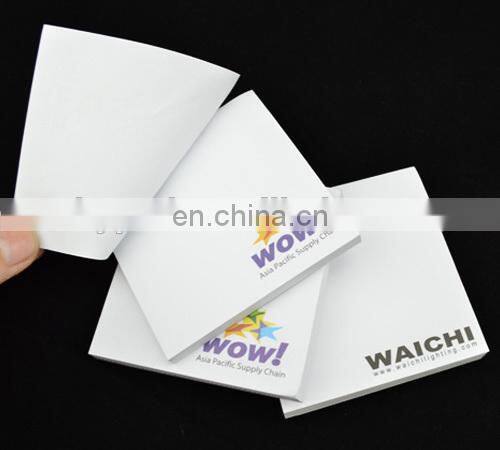 Custom logo printed Self-Adhesive sticky notepad