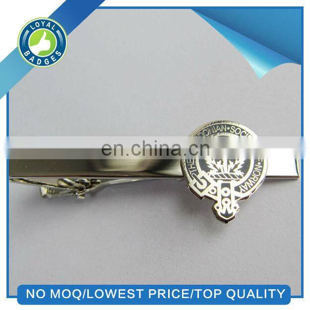men's tie clip with custom logo