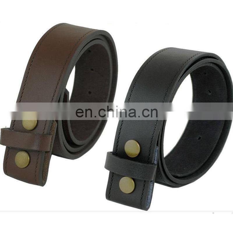 BEL4 High Quality Cowhide Men's Genuine Leather Belt Strap Without Buckle
