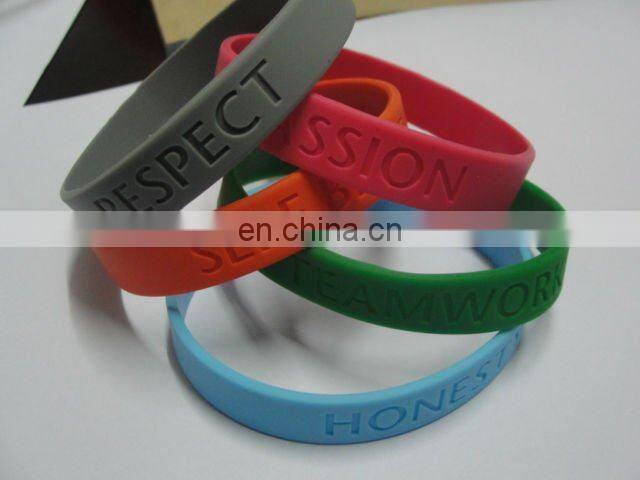 UV silicone bracelet wholesale /color changing silicone wristbands