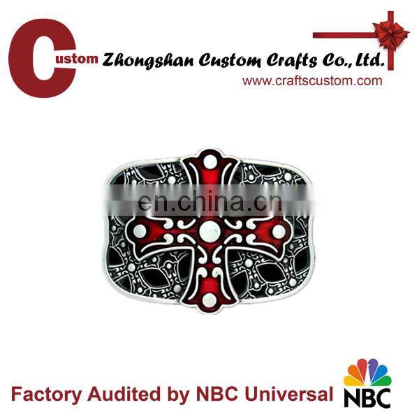 Belt buckle wholesaler custom metal die casting gold plated belt buckle