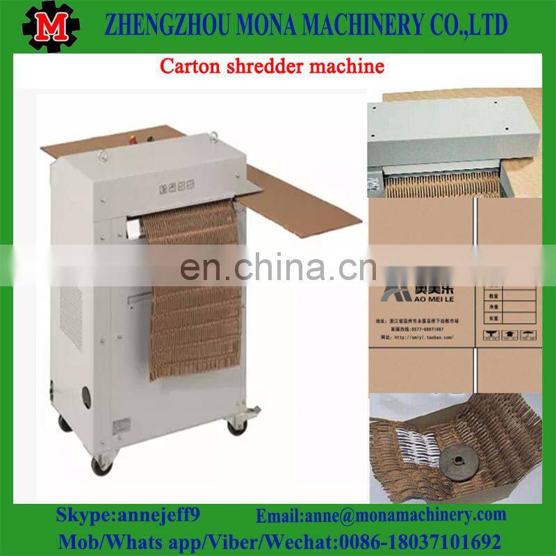 Cardboard Shredder/Crushing Machine/corrugated board shredder with wheel