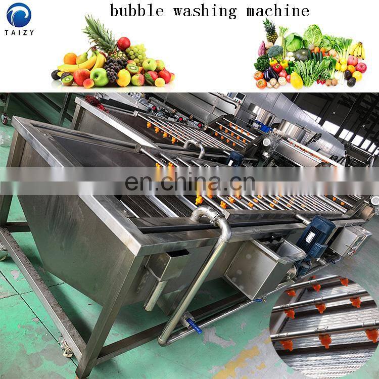 fruit and vegetable cleaning machine fruit washing equipment vegetable bubble washing machine