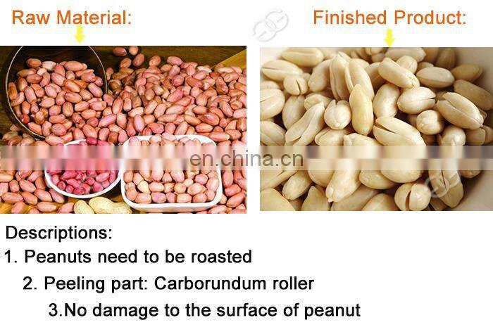 Factory Price Red Skin Peanut Soybean Almond Peeler Making Machinery Groundnut Peeling Machine