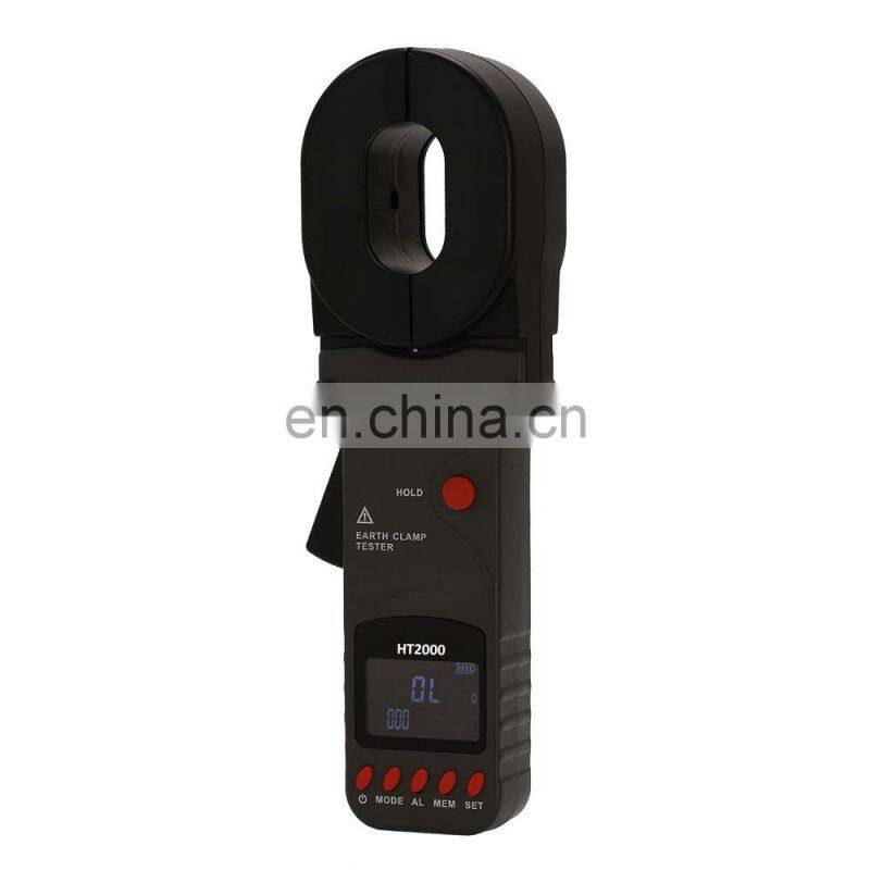 Portable Clamp Ground Resistance Tester Practical Loop resistance test lightning rods instrument