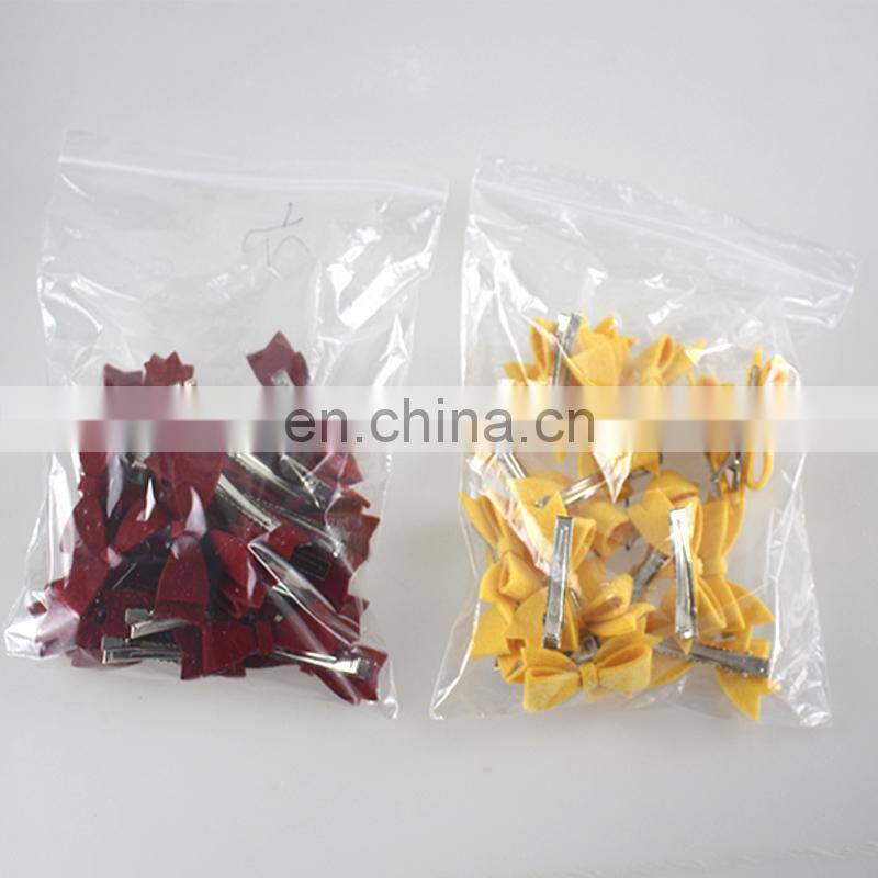 Candy Colors Felt Bow Hair Clips