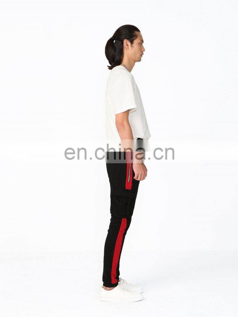 DiZNEW China OEM Factory Wholesale Black Drawstring Track Pants