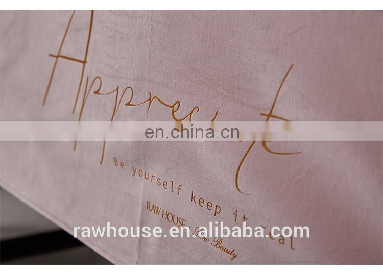 RAWHOUSE brozing words velvet table cover polyester table cloth