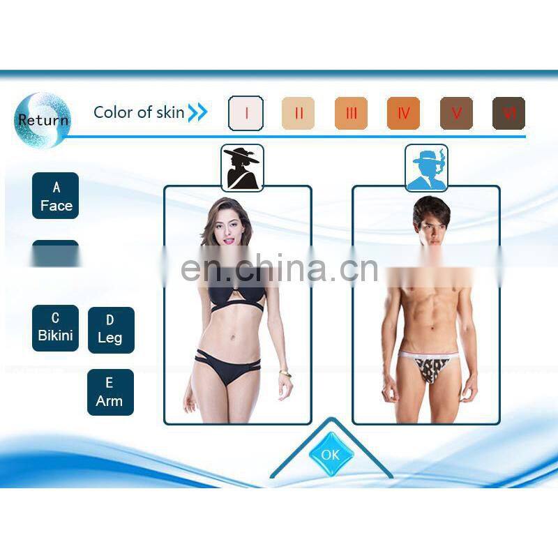 Powerful 808 nm Diode Laser Permanent Hair Removal Beauty Equipment