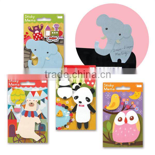 Promotional Gift Die cut shape Note set Notepad Sticky memo pad