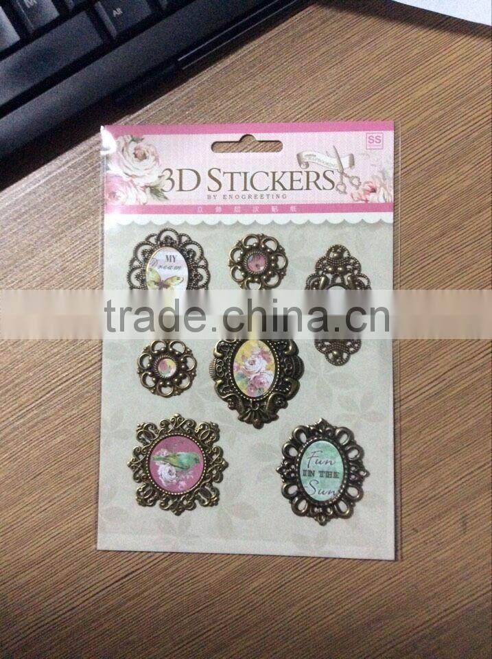 3d home decor christmas sticker