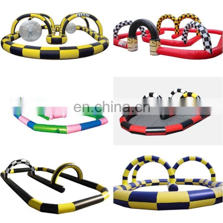 Go Kart Track Race Track Gokart Inflatable Zorb Ball Go Karts Racing Race Car Track for Sale